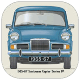 Sunbeam Rapier Series IV 1965-67 Coaster 1
